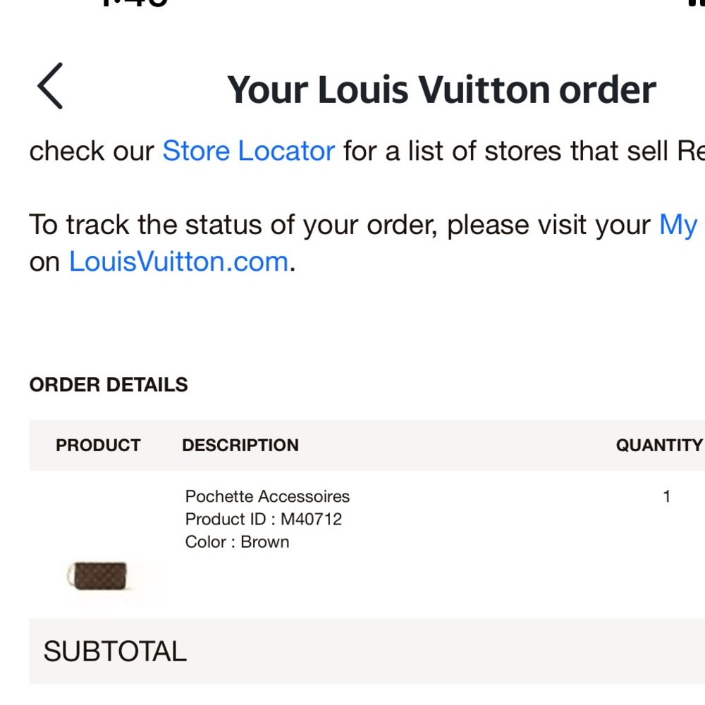 Louis Vuitton Pochette Accessoires M40712 - Picture 5 of 7
